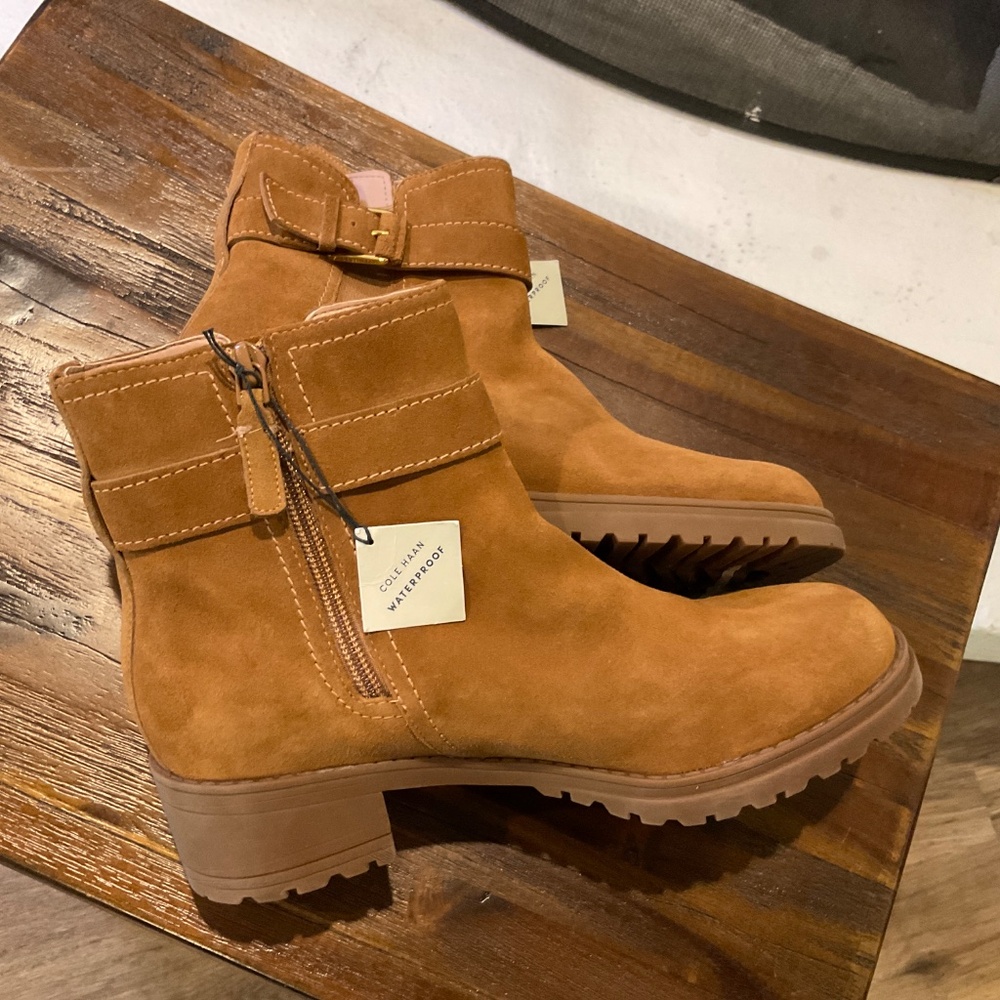 Cole Haan Brown Ankle Boots - Picture 8 of 8